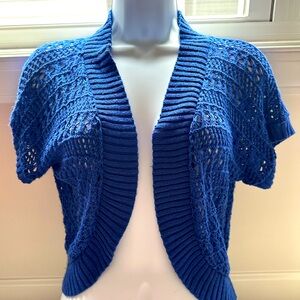 Y2K Crochet Cropped Cardigan
